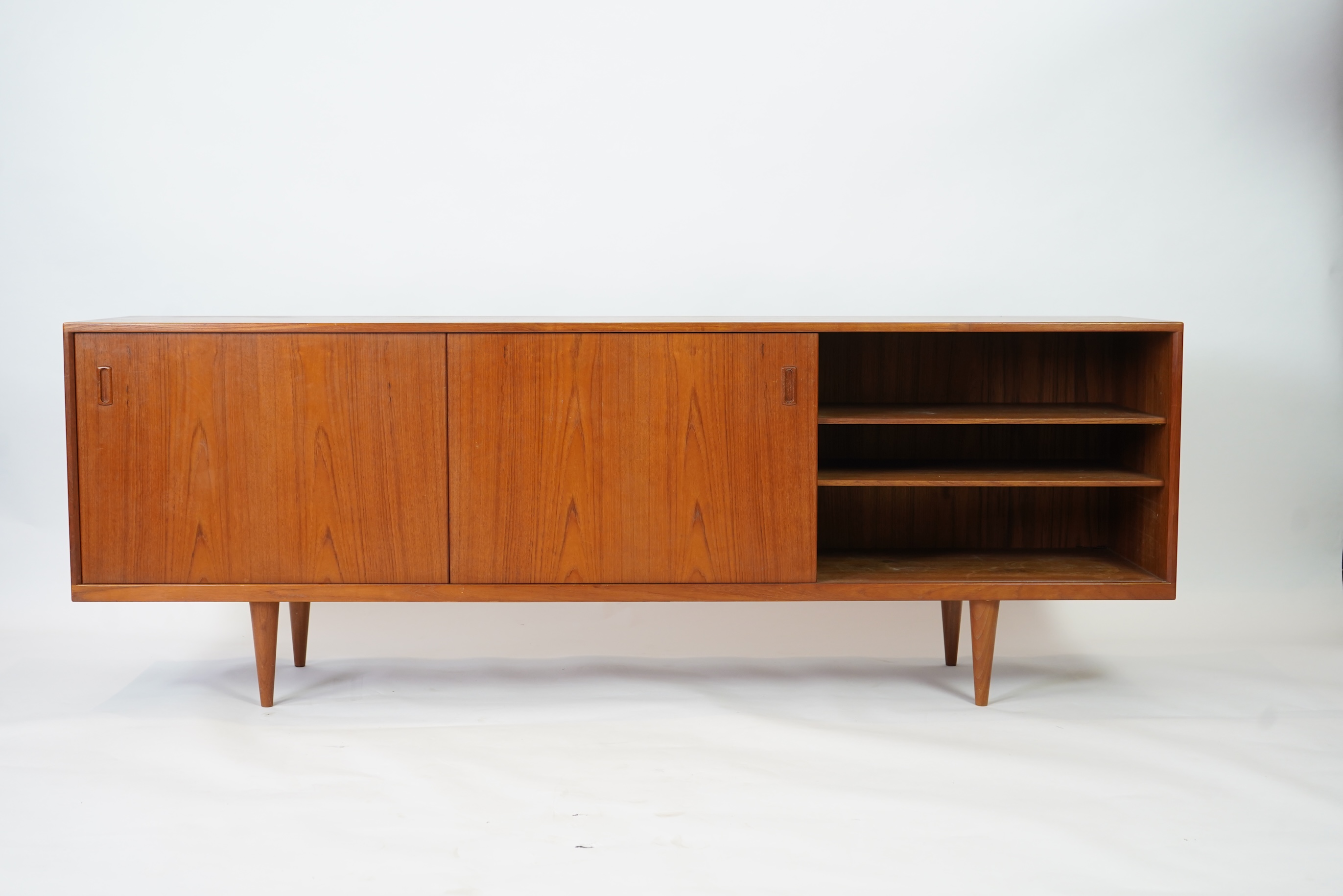 A Scandinavian mid-century sideboard, possibly by Sibast